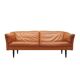 Leather sofa, danish design, 1960s, production: denmark