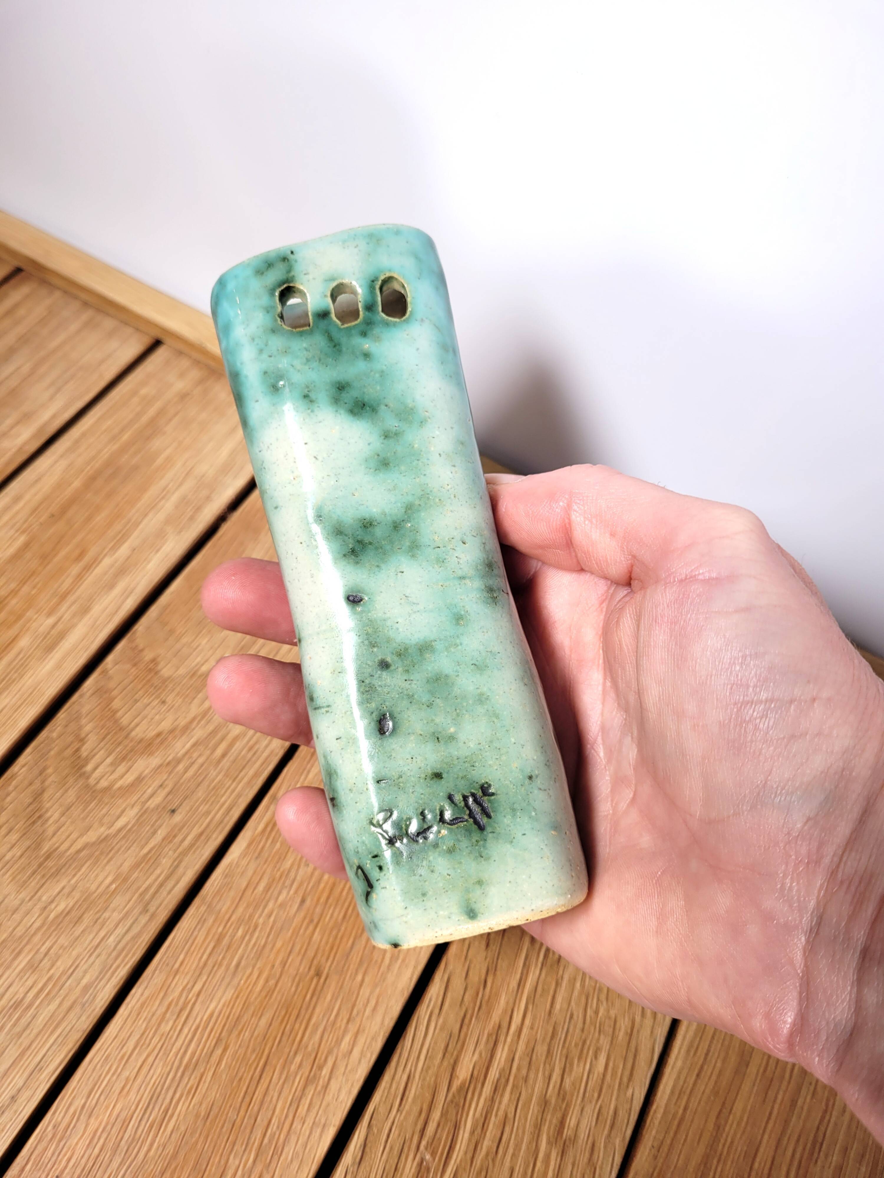 Ceramic soliflore vase J Philippe