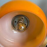 Plafonnier en verre des années 1970