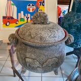 Ceramic tureen signed Triay Vallauris