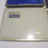 Set of 4 old cigarette boxes