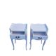 Renovated pair of bedside tables