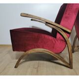 Fauteuils art déco par Jindrich Halabala