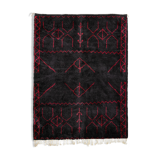 Modern Moroccan carpet black