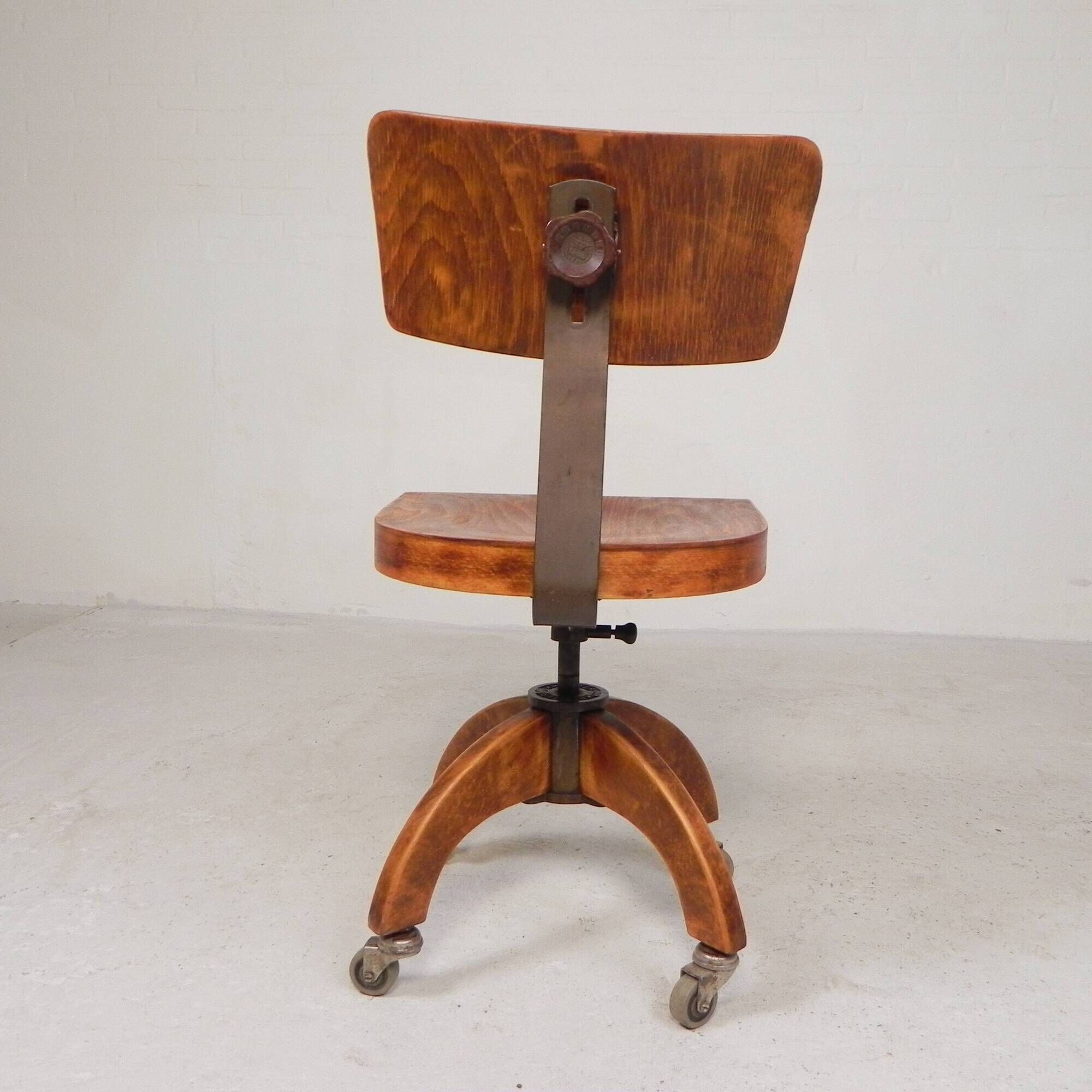 Bauhaus office chair, krenzer studio chair, 1930s