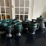 Petit Masse Morvan tea set (8 cups, teapot, sugar bowl, milk jug)