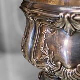 Set of 4 antique silver salt cellars
