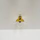 1 des 2 lampes encastrées Sputnik Gemini par Gebrüder Cosack