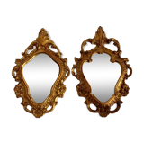 Italian gilded mirrors, set of 2