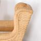 Paire de fauteuils club en rotin