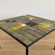 Table basse en céramique par « Les 2 potiers », 1960
