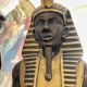 Large Egyptian lamp in the style of Tutankhamun – Vintage Egyptomania