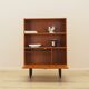 Danish teak-veneered bookcase with a bar and adjustable shelves, 1970s.