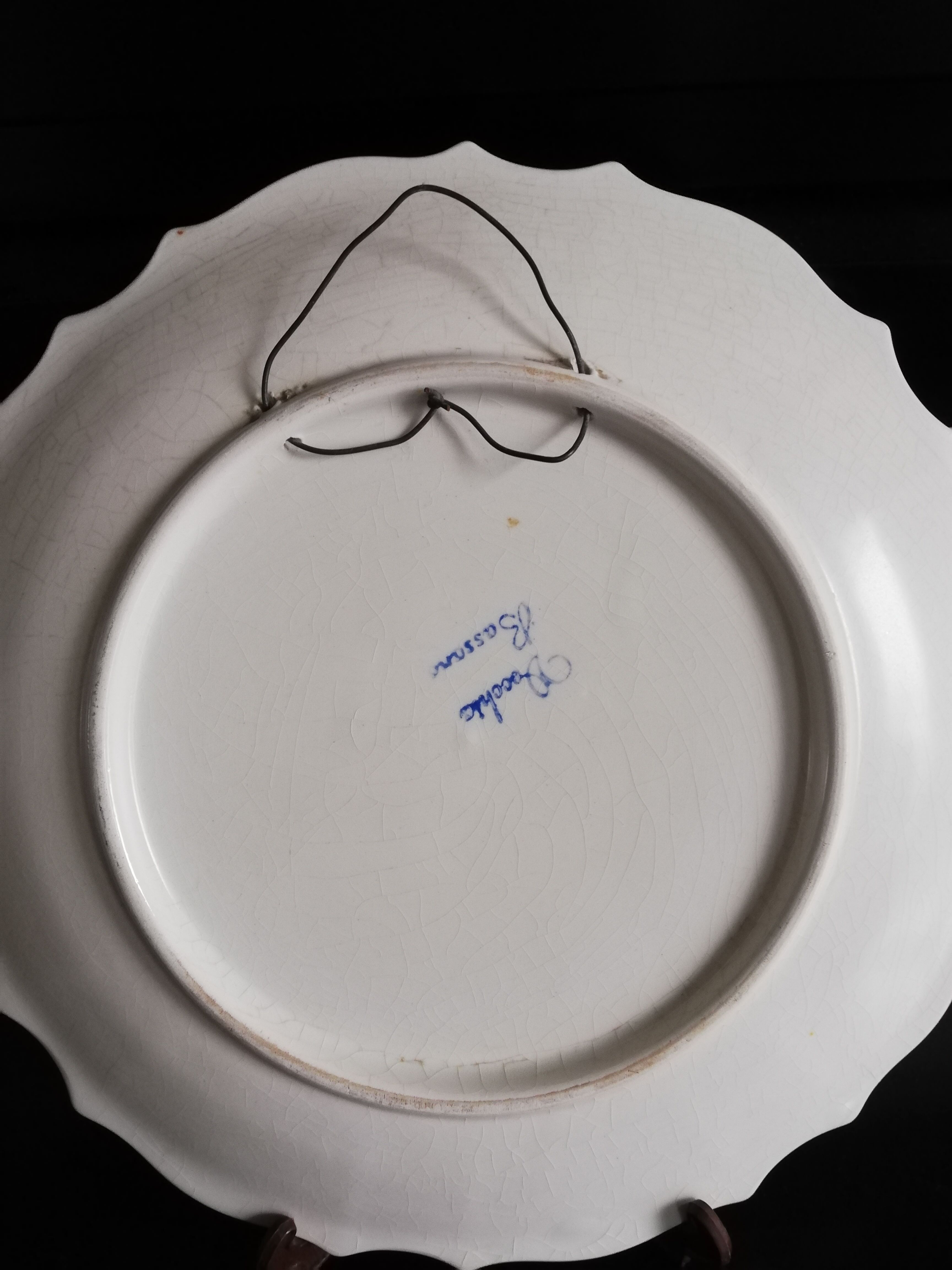 Decorative plate Vecchia Bassano