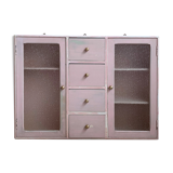 Armoire de toilette murale 2 portes 4 tiroirs