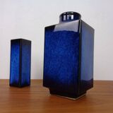 Blue Japanese ceramic vases, 1960s, set of 2