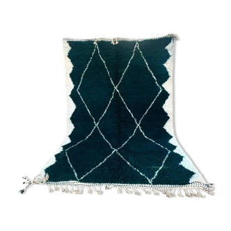 Beni Ourain green abstract rug