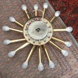 Ceiling lamp 14 brass bulbs