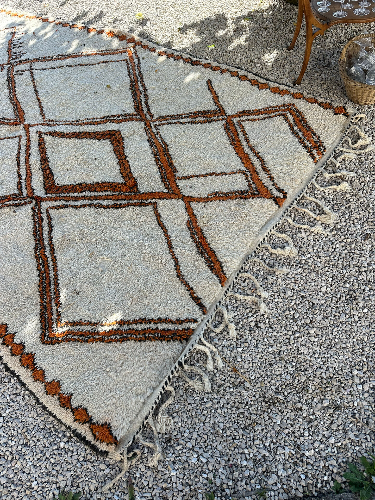 Authentique Tapis berbère Béni Ouarain