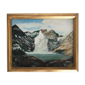Geffroy "Landscape of mountains and glacier"