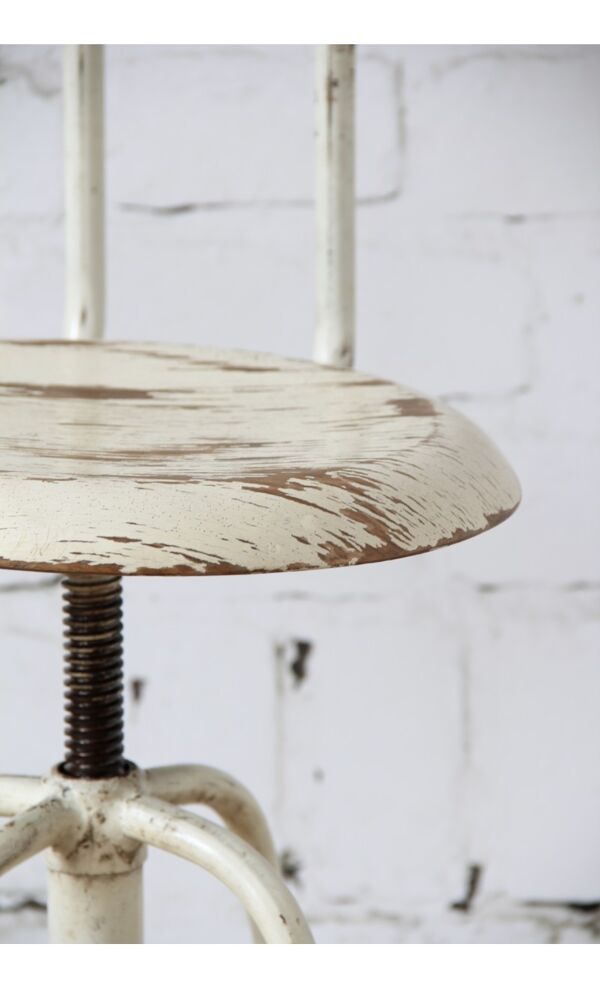 Chaise pivotante blanche