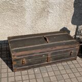 Malle cabine Wardrobe ancienne 1920 Coffre armoire Transatlantique Dressing