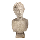 Plaster bust of a man