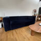 Navy velvet sofa Carmo by Bo Concept