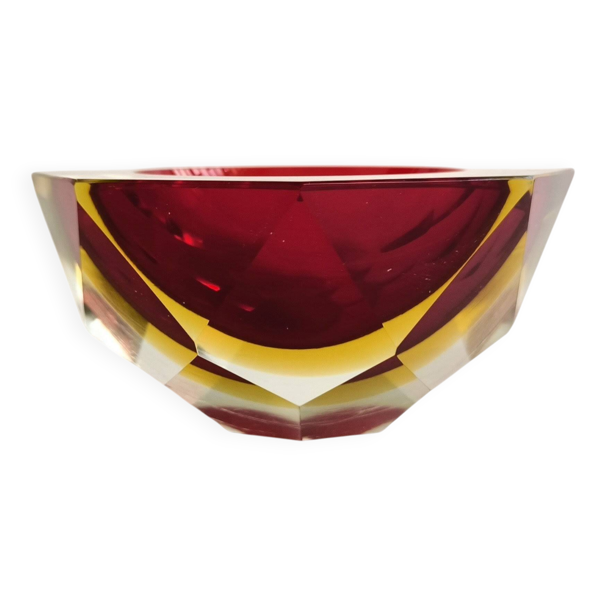 Cenicero in Murano crystal by Flavio Poli años 60