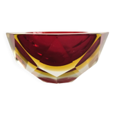 Cenicero en cristal de Murano de Flavio Poli años 60