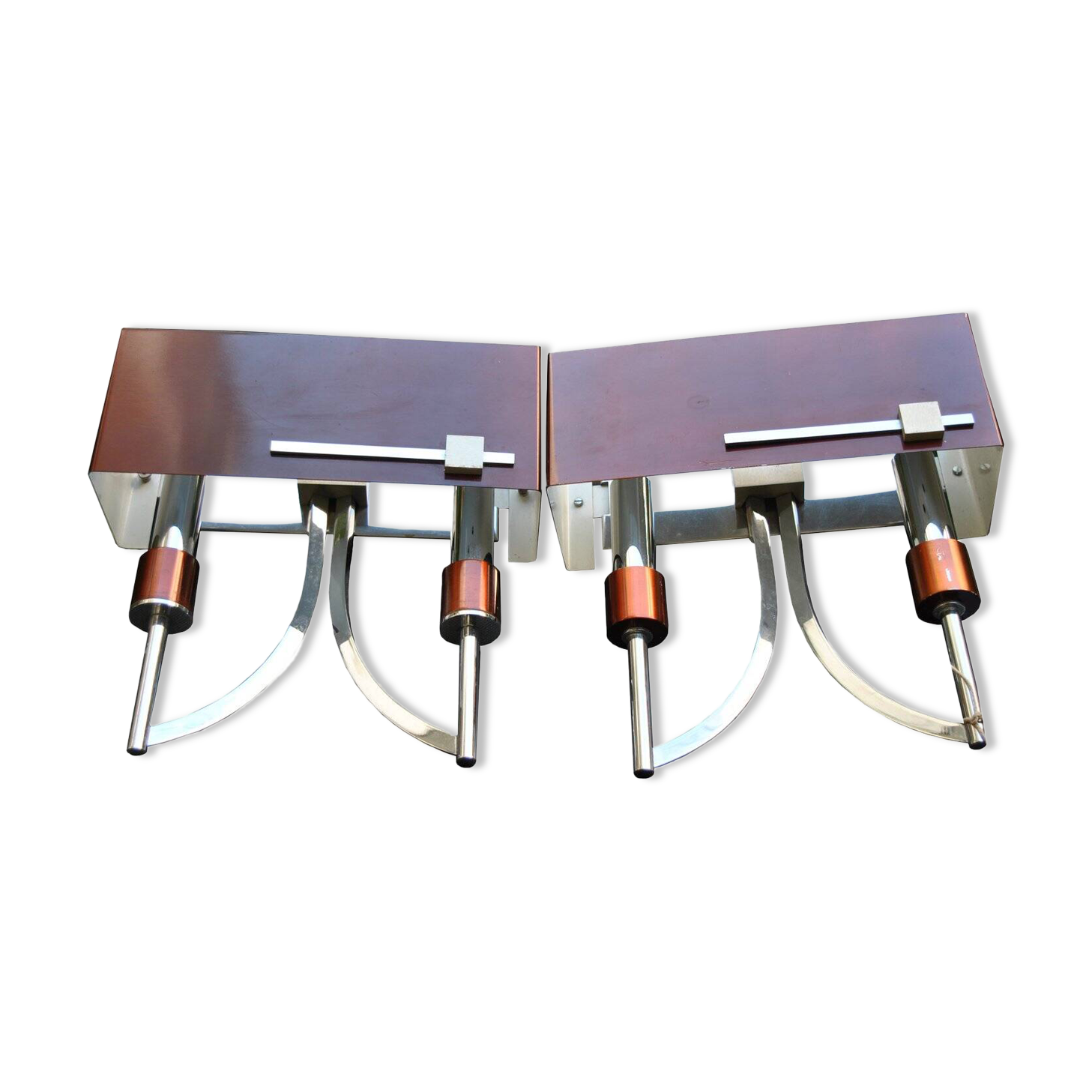 Vintage Stilnovo wall lights, 1960s, set of 2.