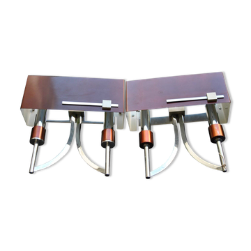 Vintage Stilnovo wall lights, 1960s, set of 2.