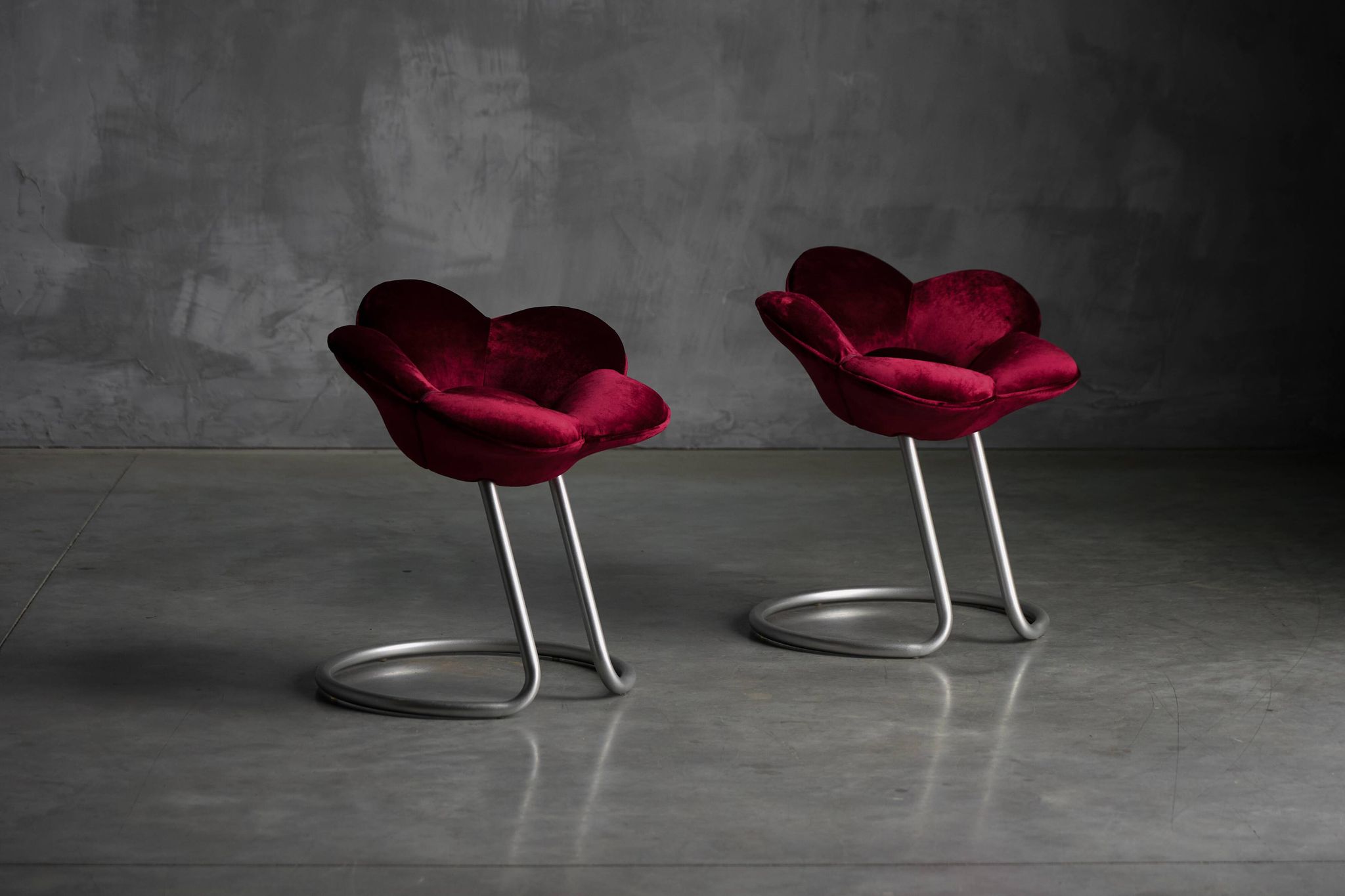 Tabourets Fleur Soshun par Masanori Umeda pour Edra, Italie, 1990s