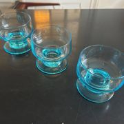 6 verres ancien des Cristalleries Lorraines
