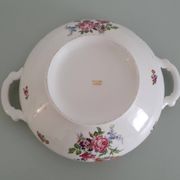 Limoges enamelled porcelain soup tureen
