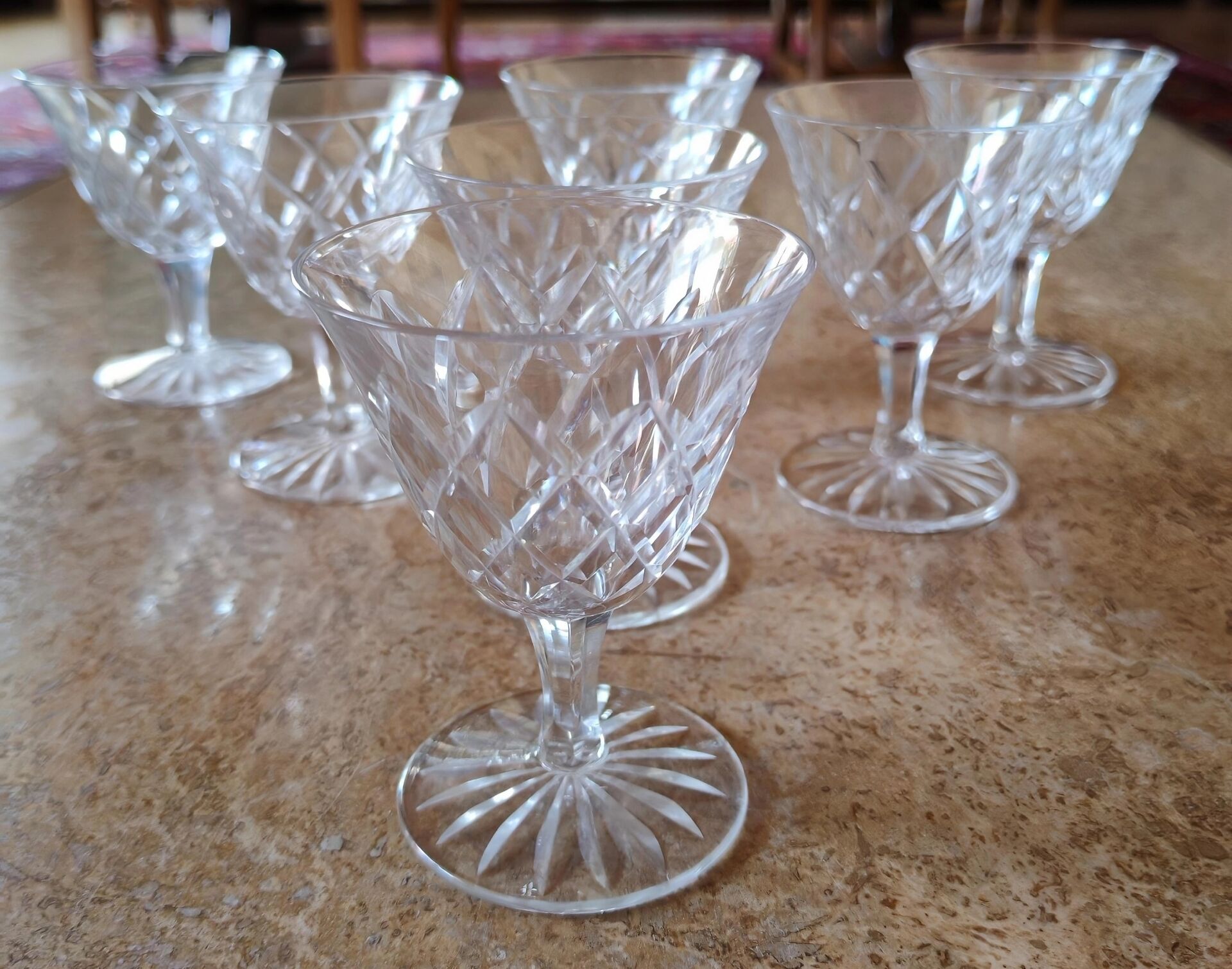 Vintage liqueur service St Louis
