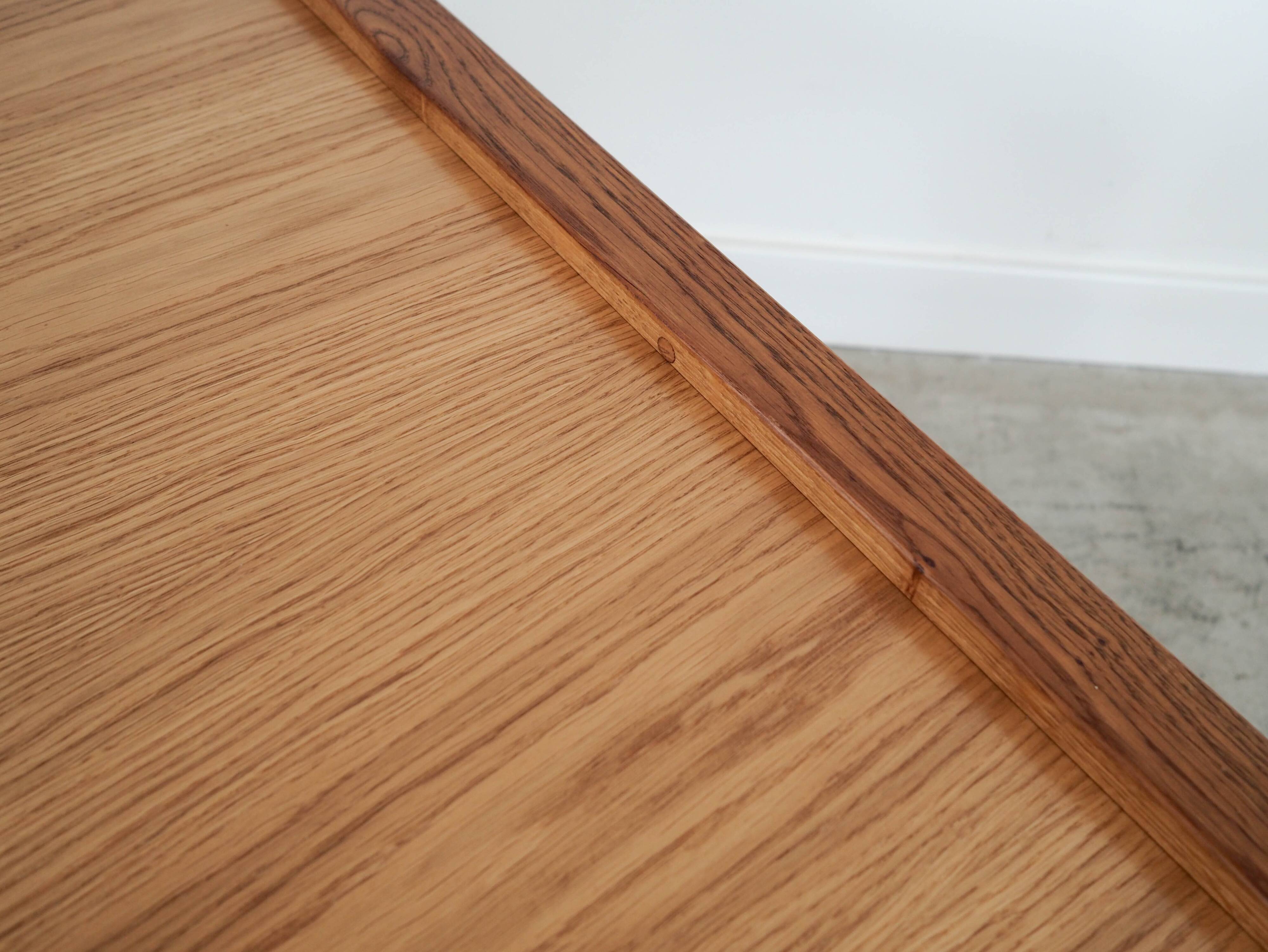 Oak coffee table, Danish design, 1970s, made in Denmark