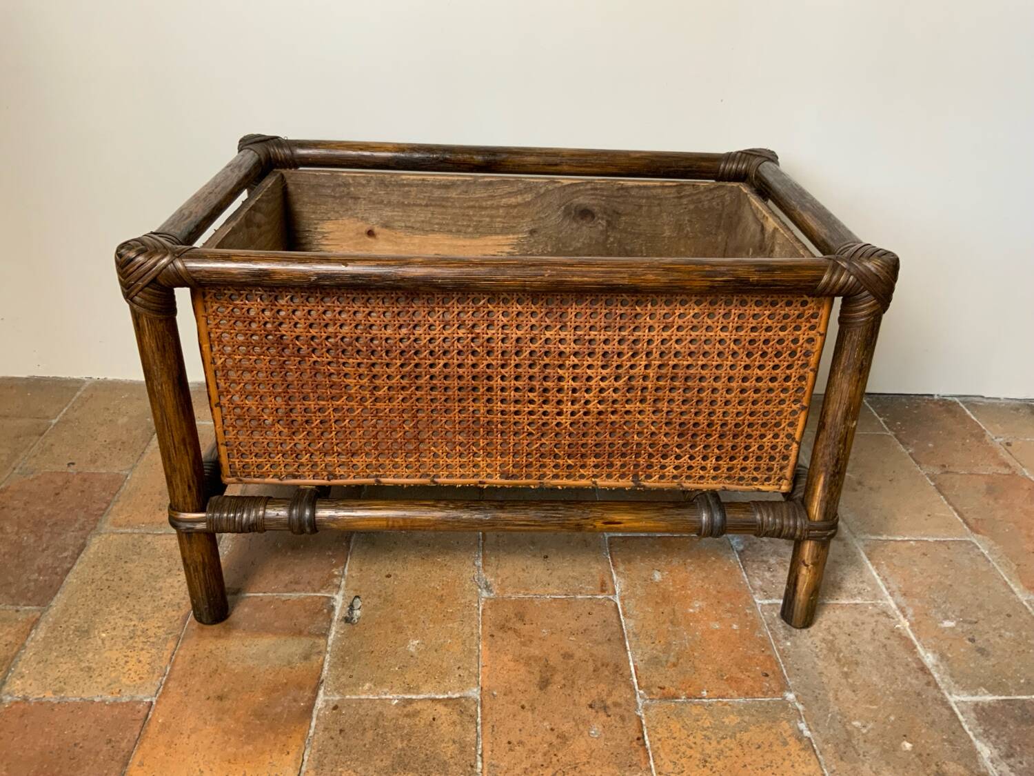 Bamboo and cane planter