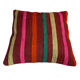 Vintage turkish kilim cushion cover, 40 x 40 cm