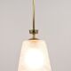 Brass Crown Pendant Light in Gio Ponti Style, Mid-Century, Italy, 1950s