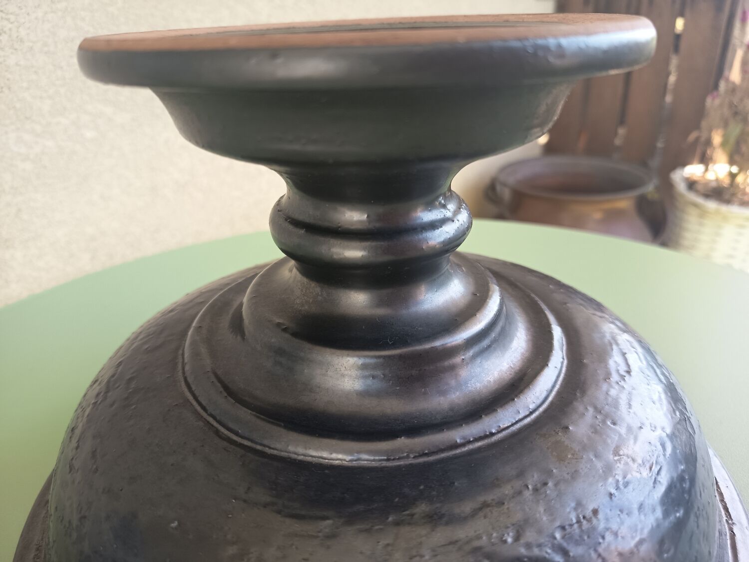 Bowl signed Jean Marais – Vallauris – large piece of ceramic art