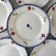 Set of 6 dessert plates Digoin Sarreguemines, years 30-40