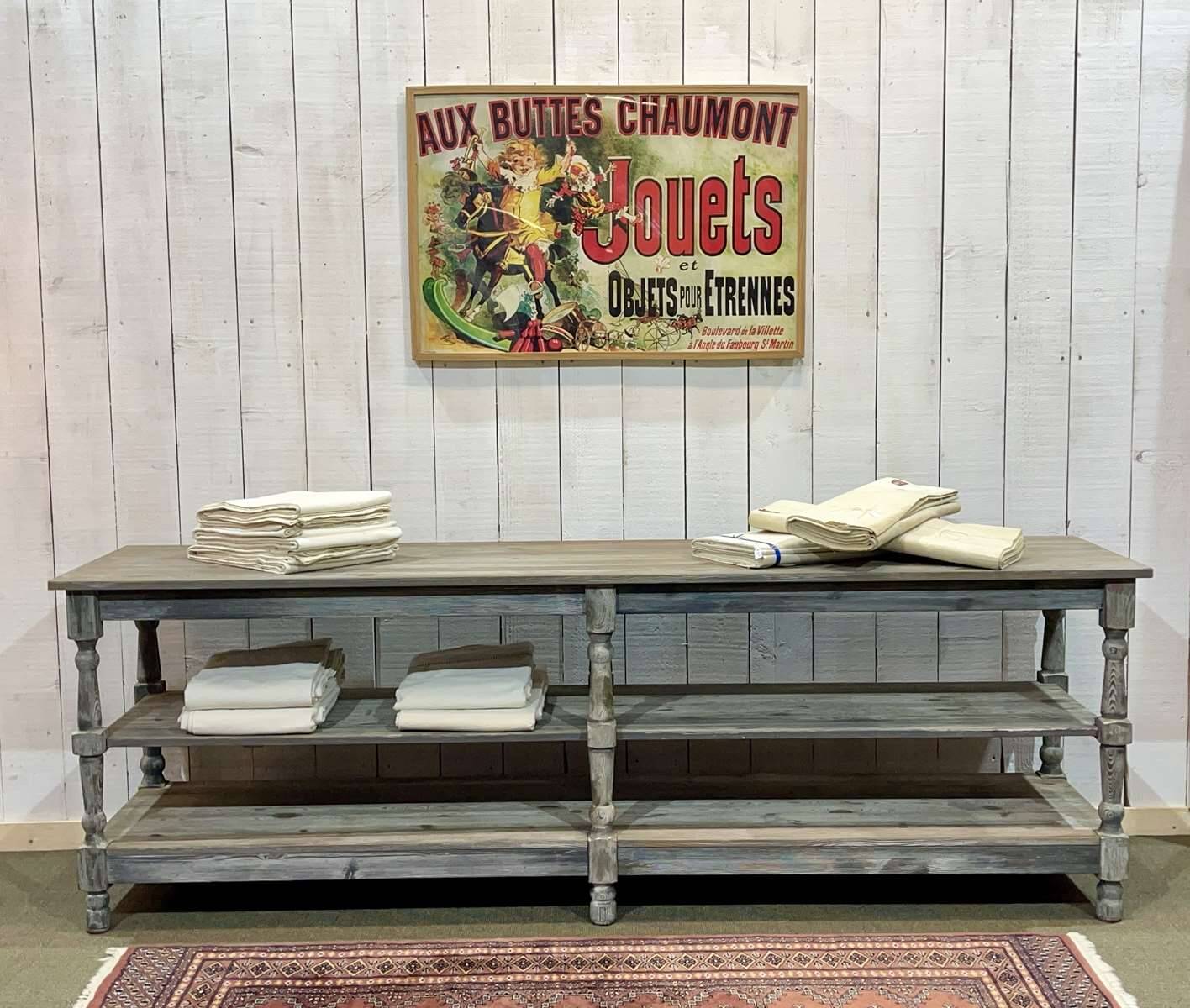 20th century draper's table in fir