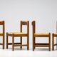 Set of four Torbecchia dining chairs by Giovanni Michelucci for Poltronova.