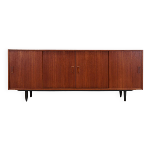 Buffet en teck, design danois, années 1970, fabrication&nbsp;: Danemark