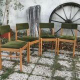 Set of 4 vintage Baumann chairs