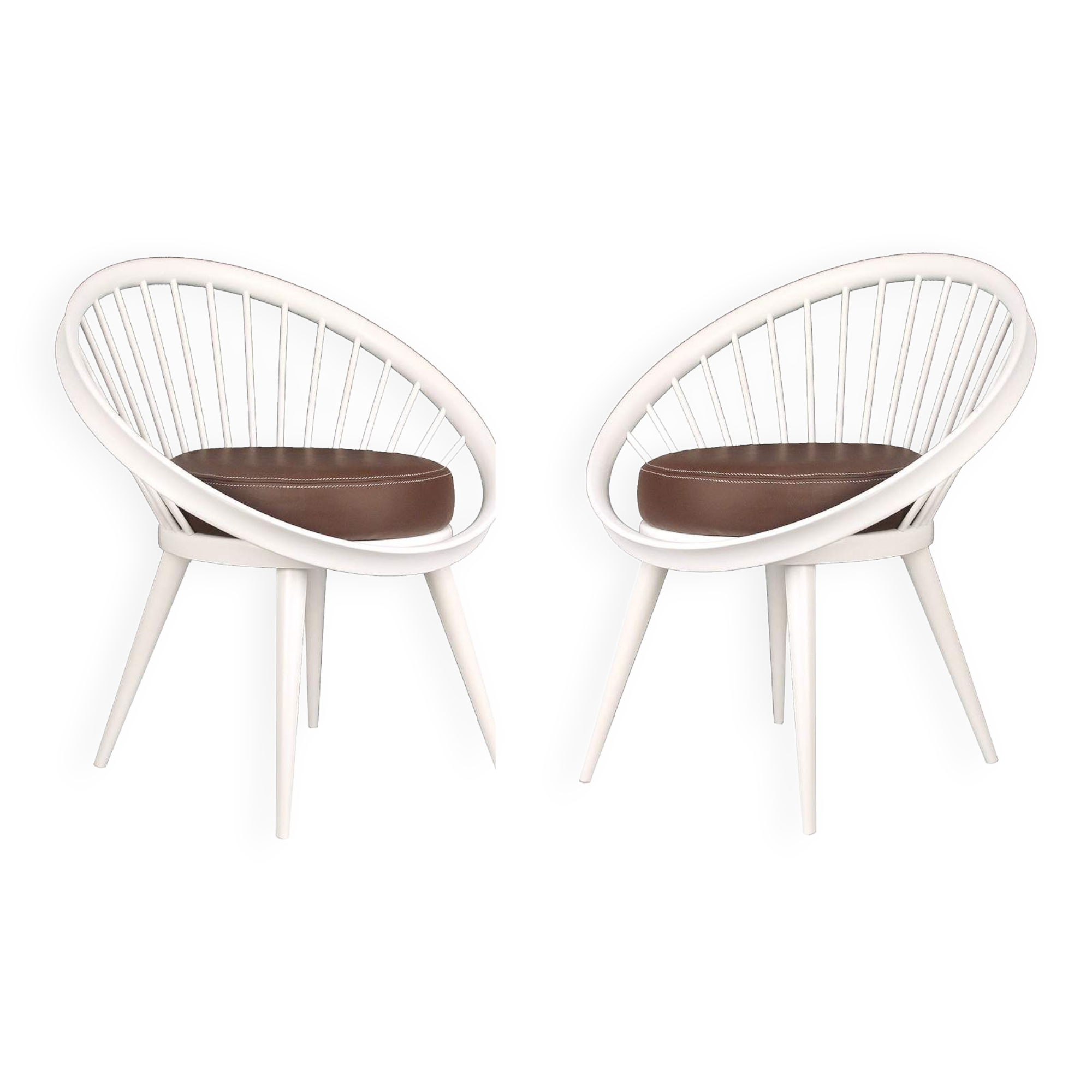 Pair of armchairs Scandinavian design chair, 60s