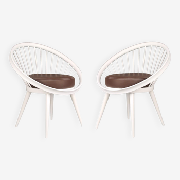 Paire de fauteuils design scandinave, années 60