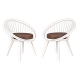 Pair of armchairs Scandinavian design chair, 60s