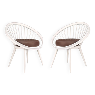 Paire de fauteuils design scandinave, années 60